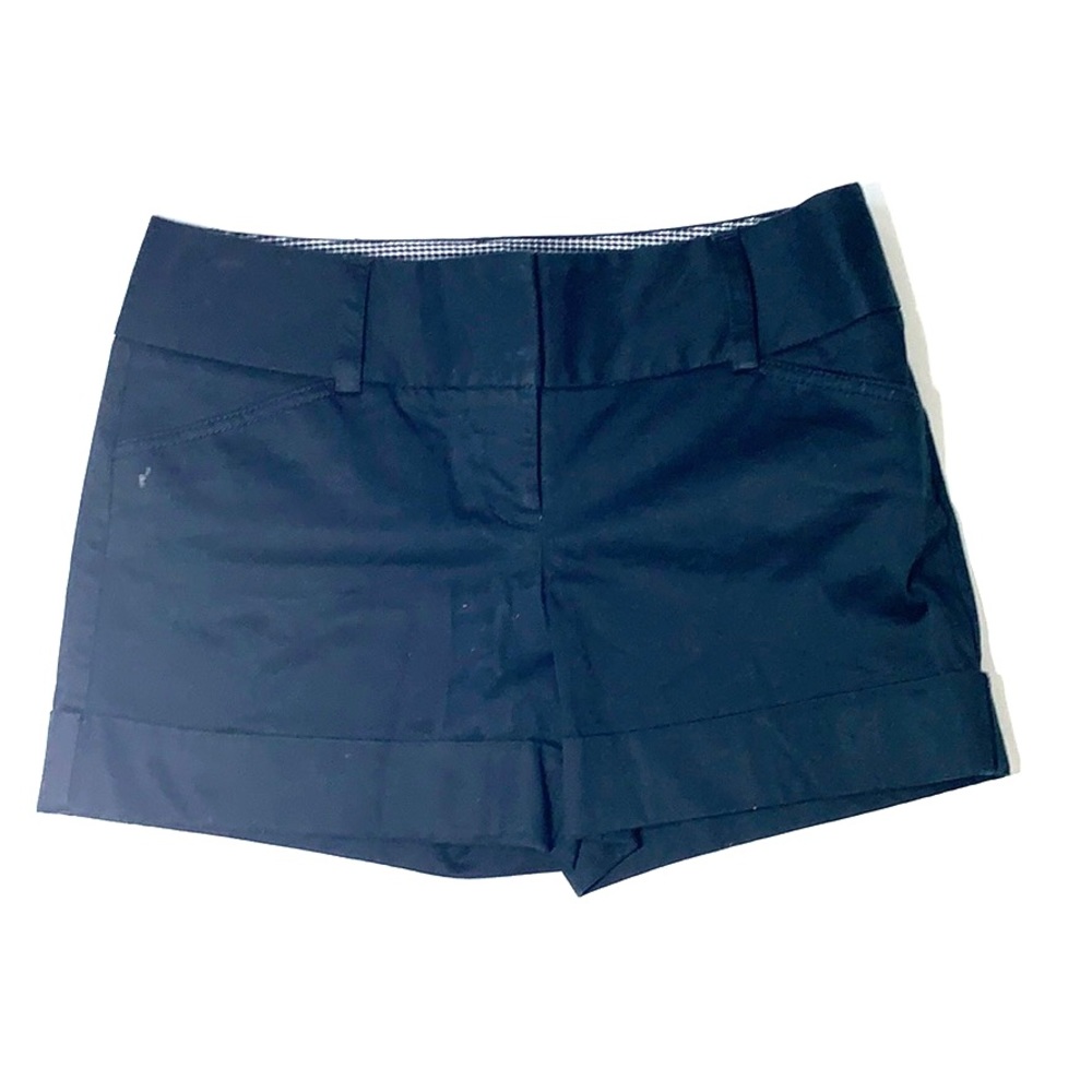 Black cuffed Express shorts